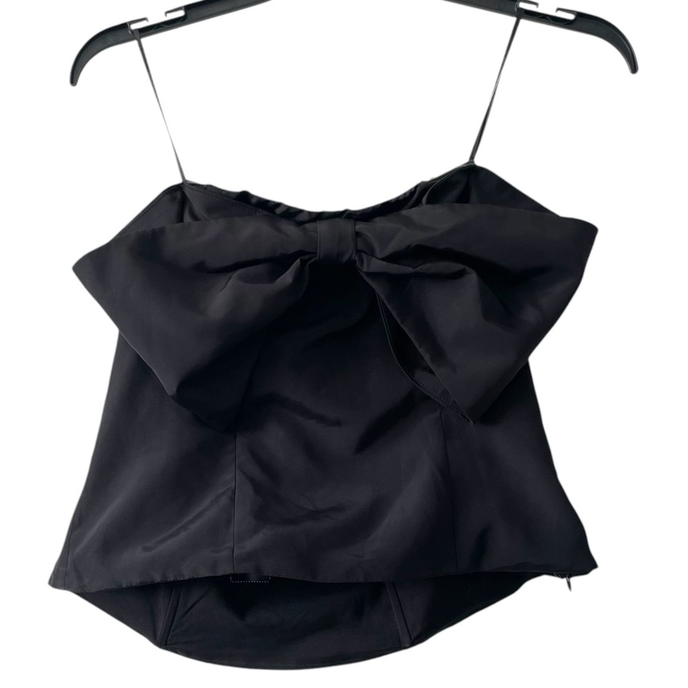 Express Black Bow Blouse